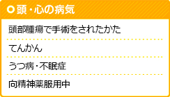 頭・心の病気